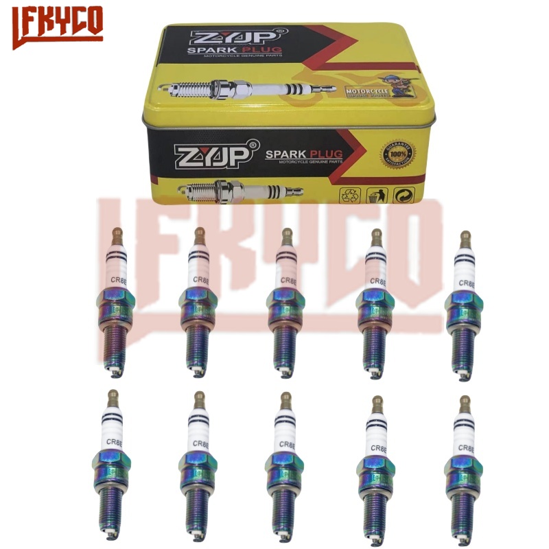 شمعات إشعال شعلة إيريديوم CR8E - مراجعة Motorcycle Spark Plug وسعره