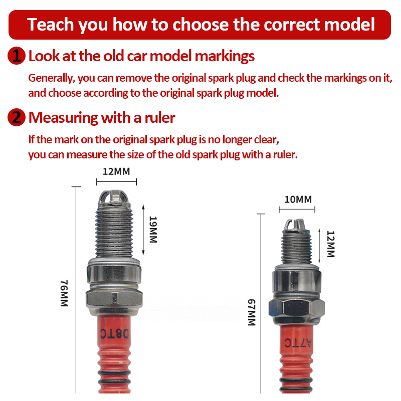 شمعة إشعال للسباقات بثلاثة أقط - مراجعة Motorcycle Spark Plug وسعره